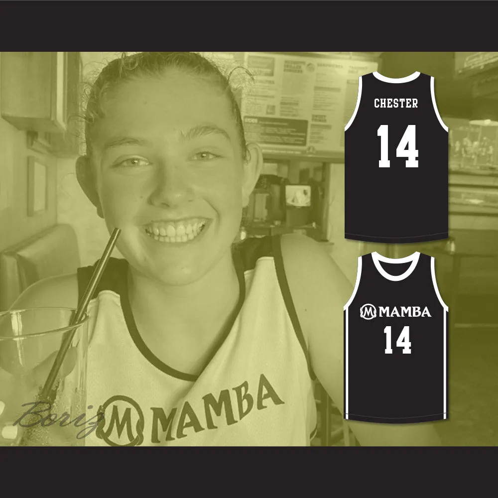 Payton Chester 14 Mamba Ballers Black Basketball Jersey Version 2