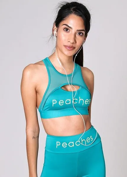 Peaches Sportswear - Active Mesh Sports Bra - Available in 5 Colors