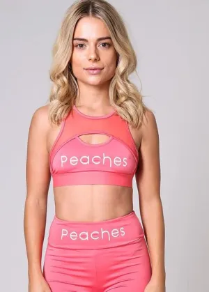 Peaches Sportswear - Active Mesh Sports Bra - Available in 5 Colors
