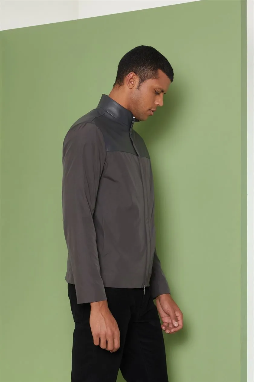 Perona   I   Mens -Outerwear-Fabric Jackets-Owen Pma-Fv21-47538-Charcoal Grey  AS8195