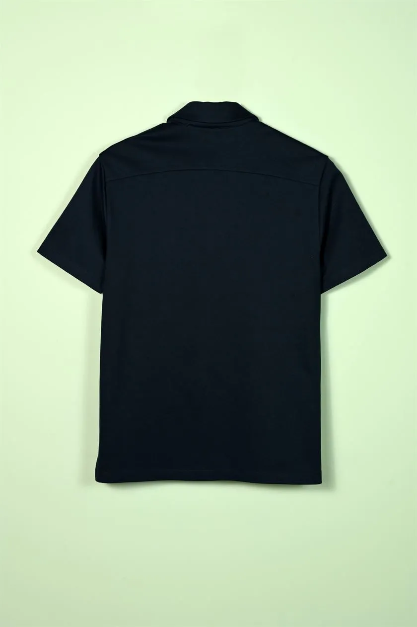 Perona   I   Mens-Thirts & Polos -Polos -Jose-Pma-Fv21-317-Navy  AS8072
