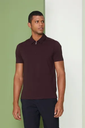 Perona   I   Mens-Thirts & Polos -Polos -Jose-Pma-Fv21-317-Wine  AS7772