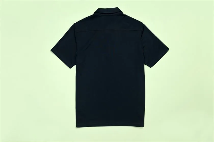 Perona   I   Mens-Thirts & Polos -Polos -Kenichi-Pma-Fv21-3002-Zip-Navy  AS7520