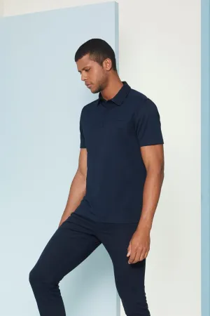 Perona   I   Mens-Thirts & Polos -Thirt-Daniel-Pma-Fv21-3002-Navy  AS7555