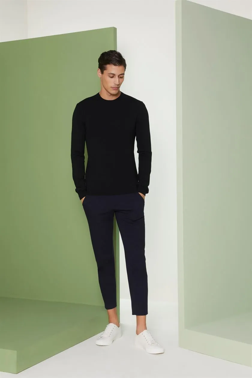 Perona   I   Mensweaters & Cardigansweater-Willie-Pma-Fv21-4096-Black  AS8308