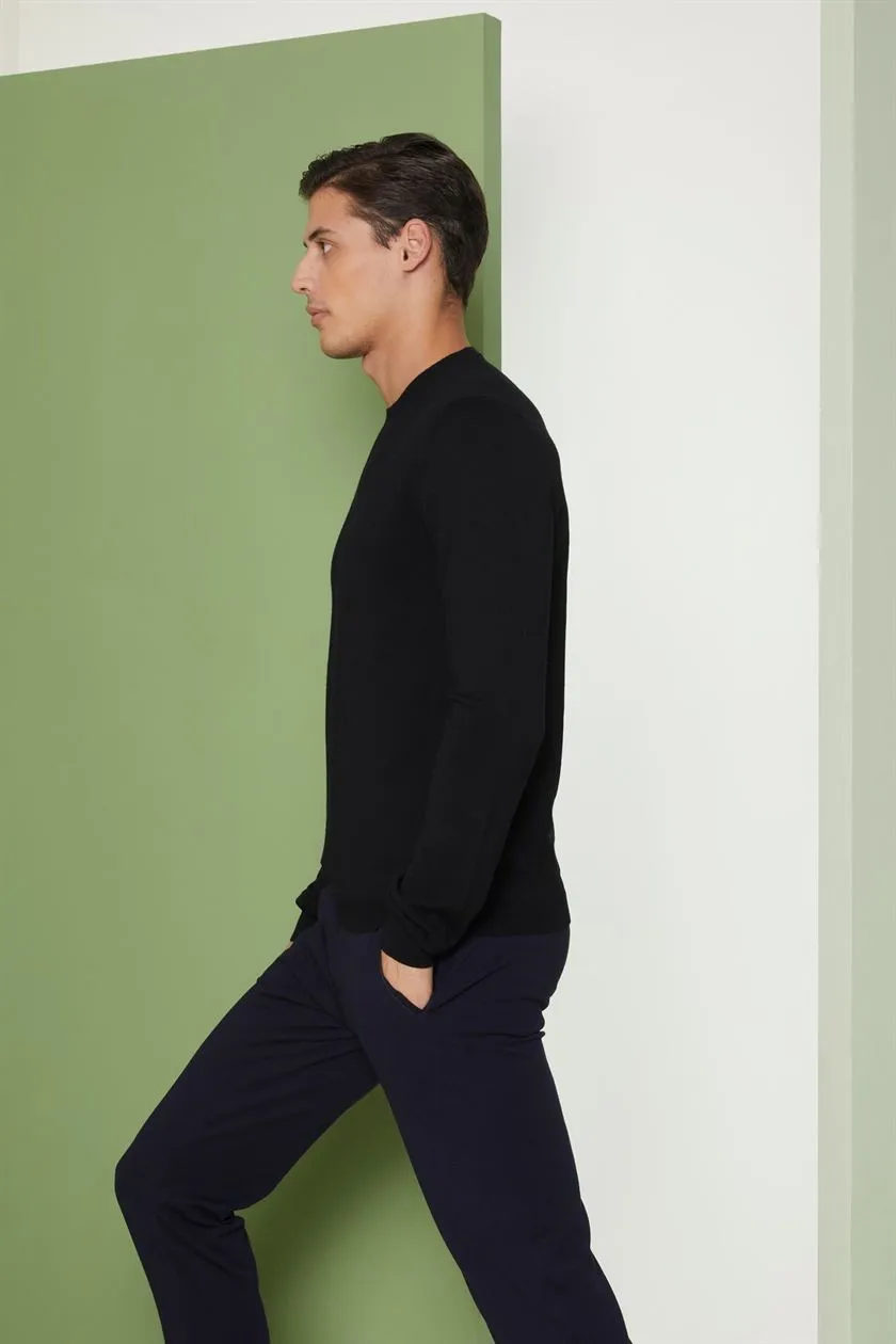 Perona   I   Mensweaters & Cardigansweater-Willie-Pma-Fv21-4096-Black  AS8308