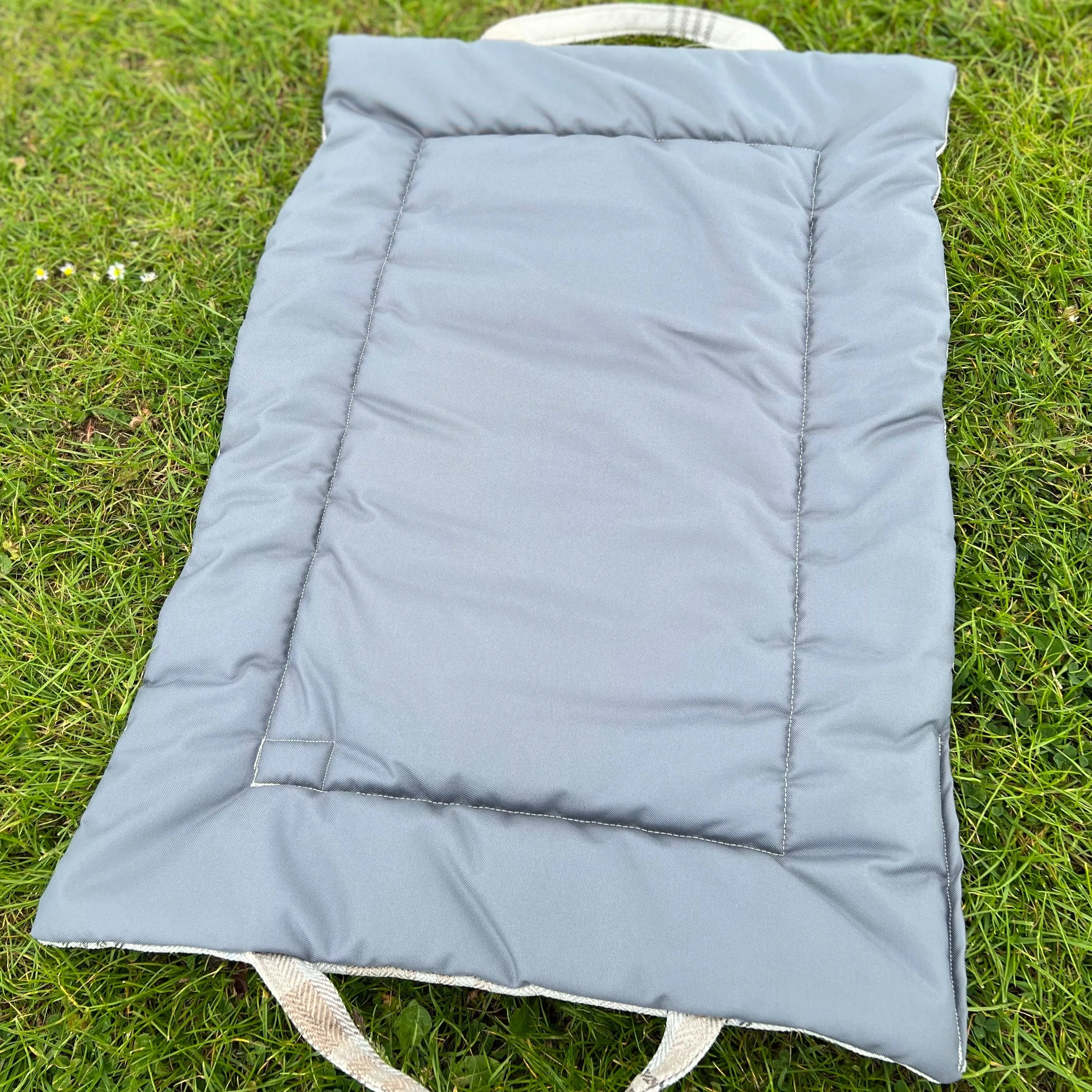 Pewter Grey Tweed Picnic Pads
