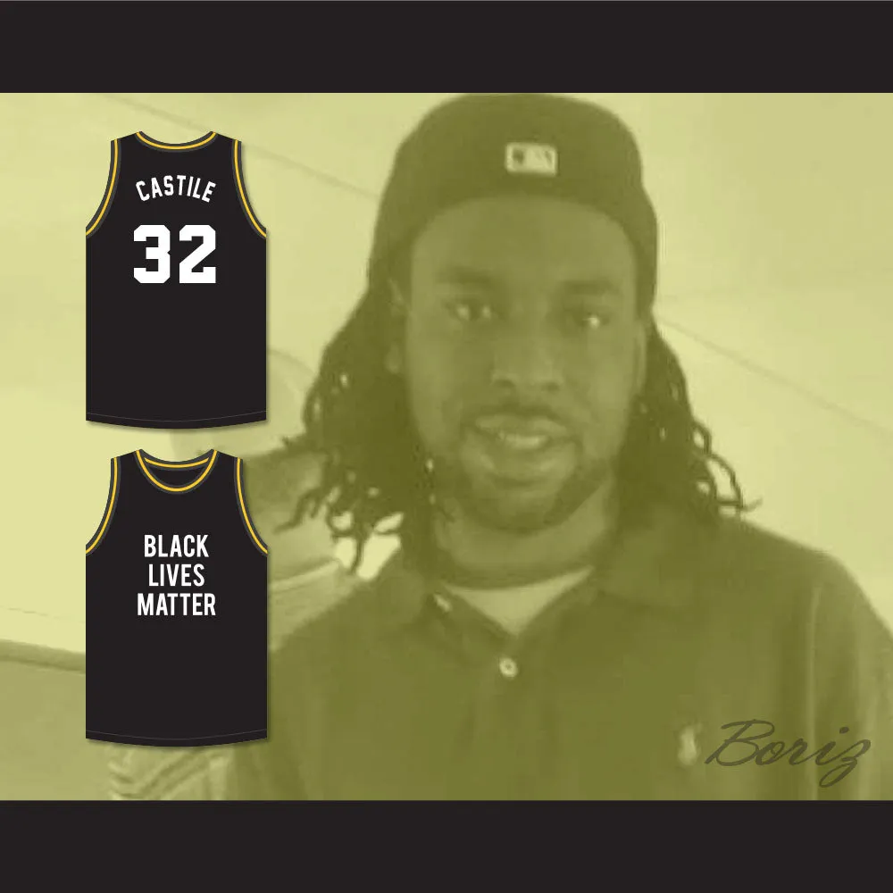 Philando Castile 32 Black Lives Matter Basketball Jersey