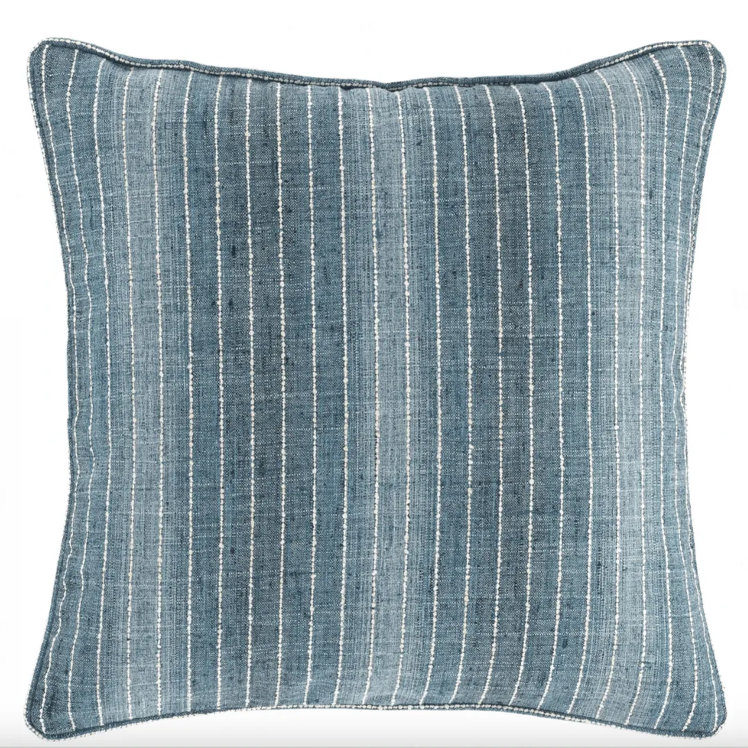 Phoenix Indigo Indoor/Outdoor Decorative Pillow Cover