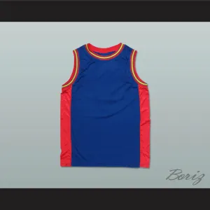 Plain Basketball Jersey Blue-Red-Yellow