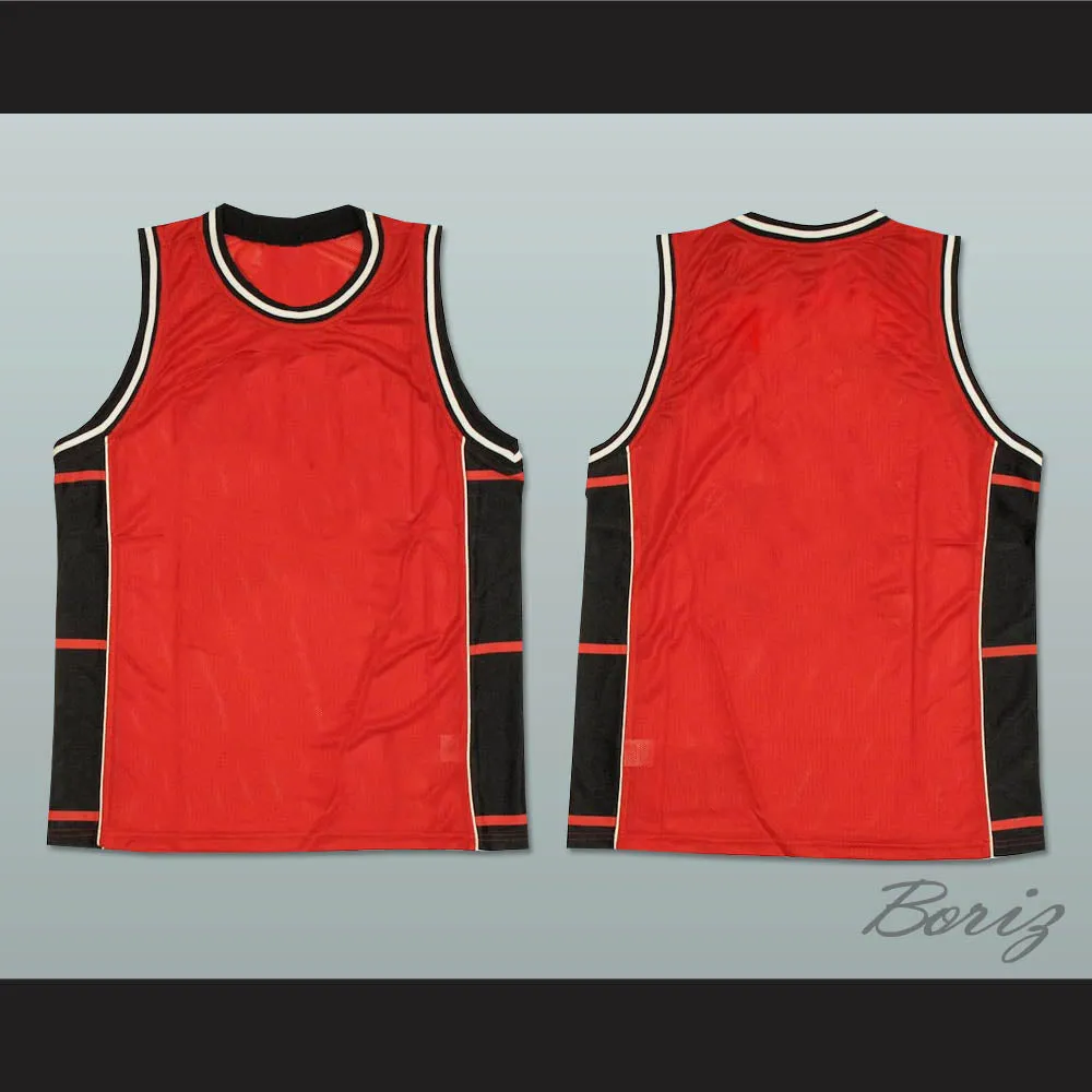 Plain Basketball Jersey Red-Black-White 2