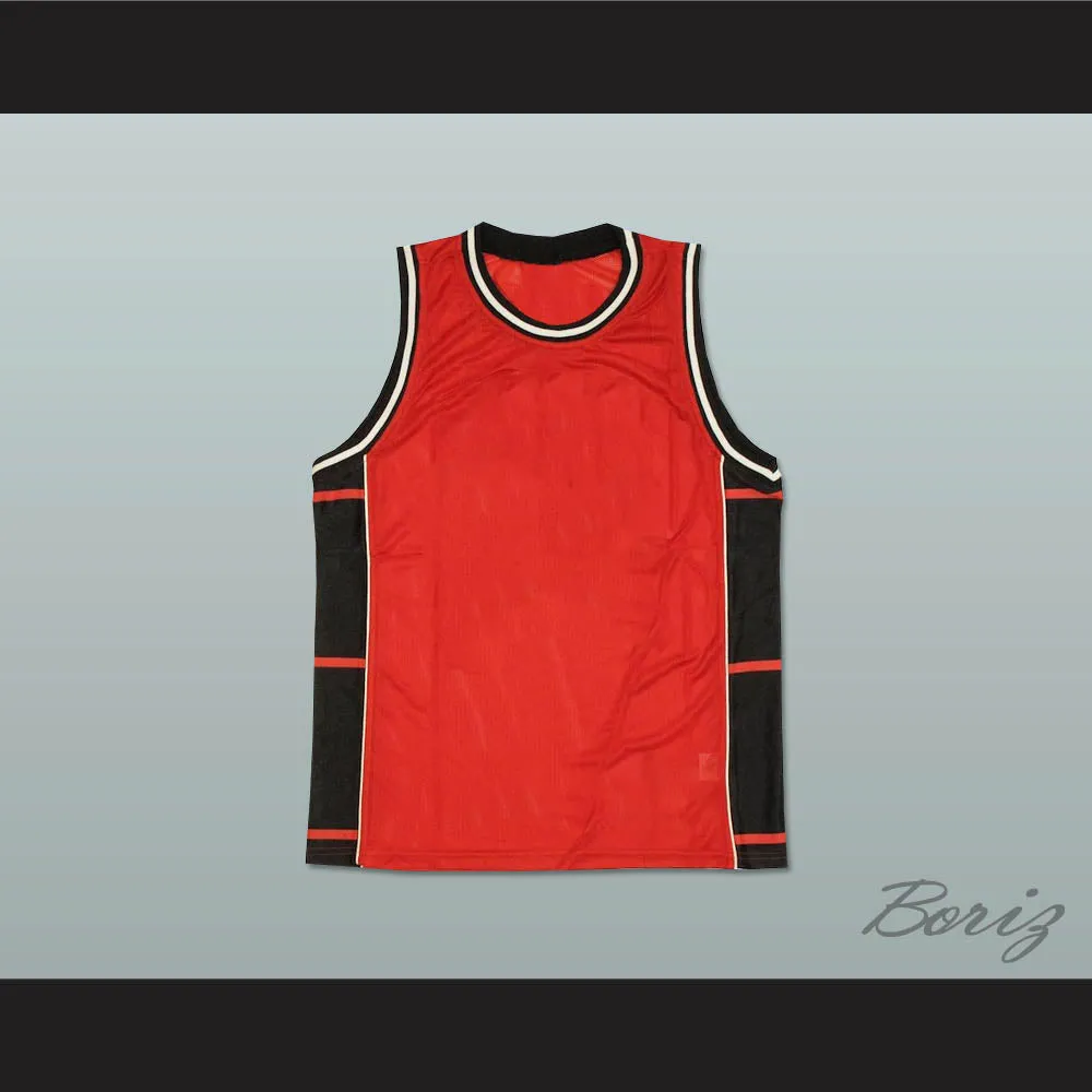 Plain Basketball Jersey Red-Black-White 2