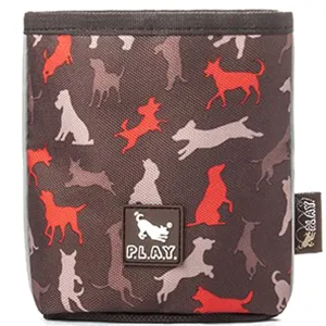P.L.A.Y Pet Compact Training Pouch for Dogs, Mocha