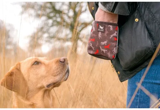 P.L.A.Y Pet Compact Training Pouch for Dogs, Mocha
