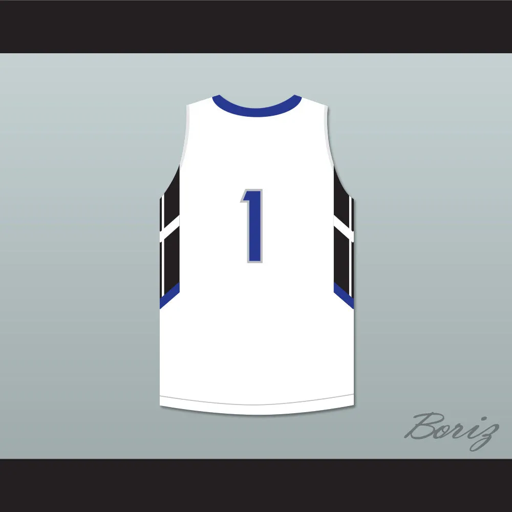 Player 1 IMG Academy White Basketball Jersey
