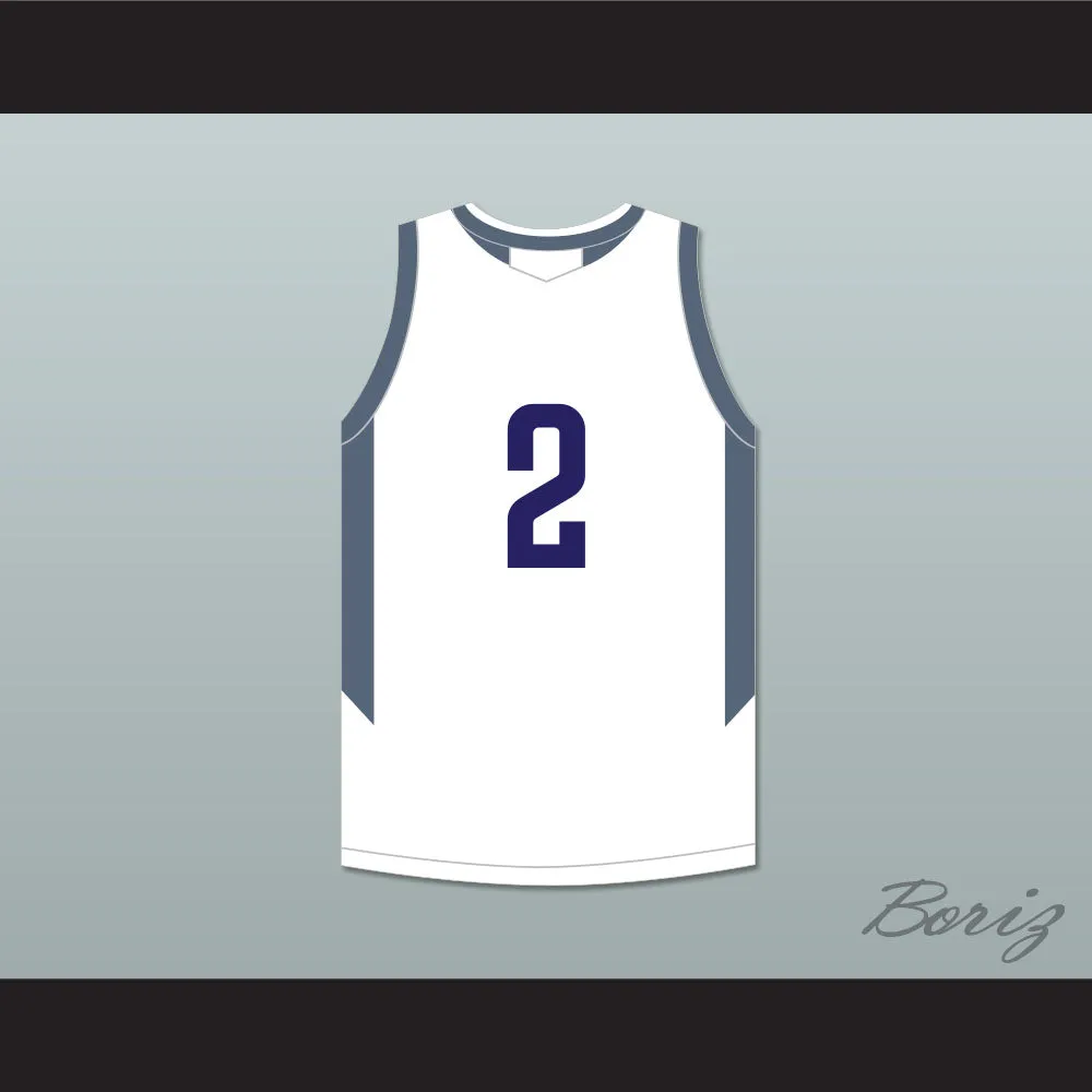 Player 2 Wisconsin Playground Basketball White Basketball Jersey