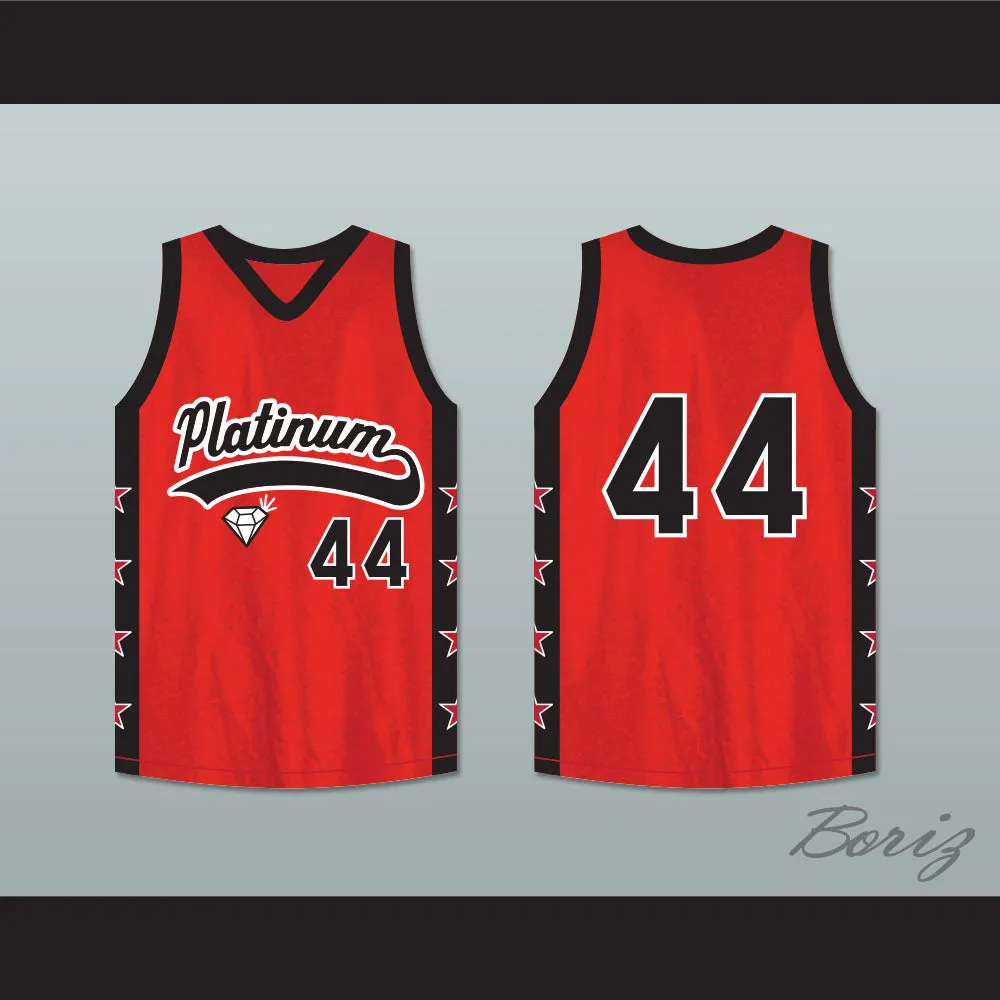 Player 44 Platinum Jewelz Basketball Jersey Crossover