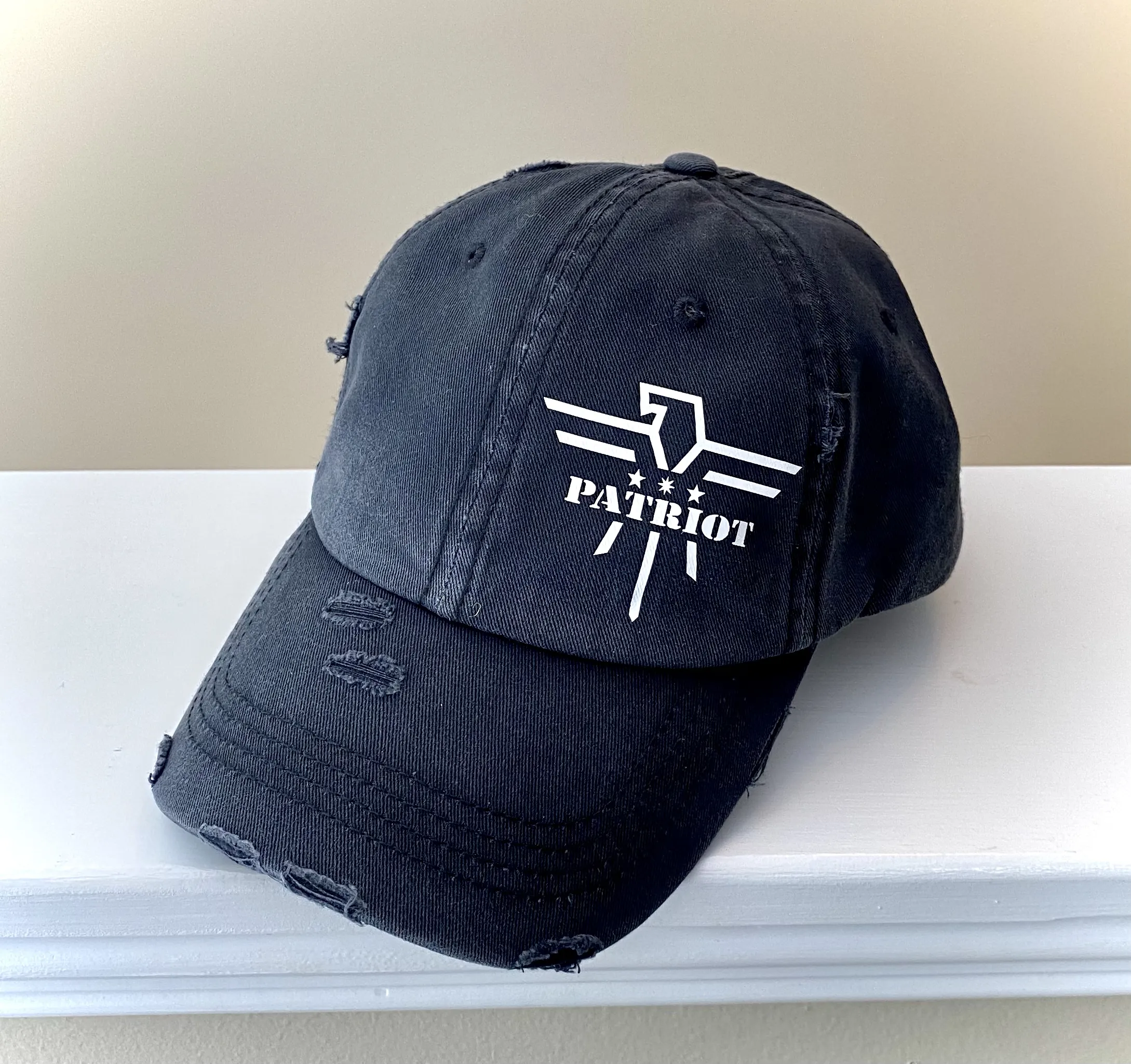 Ponytail Vintage Black White Vinyl Logo