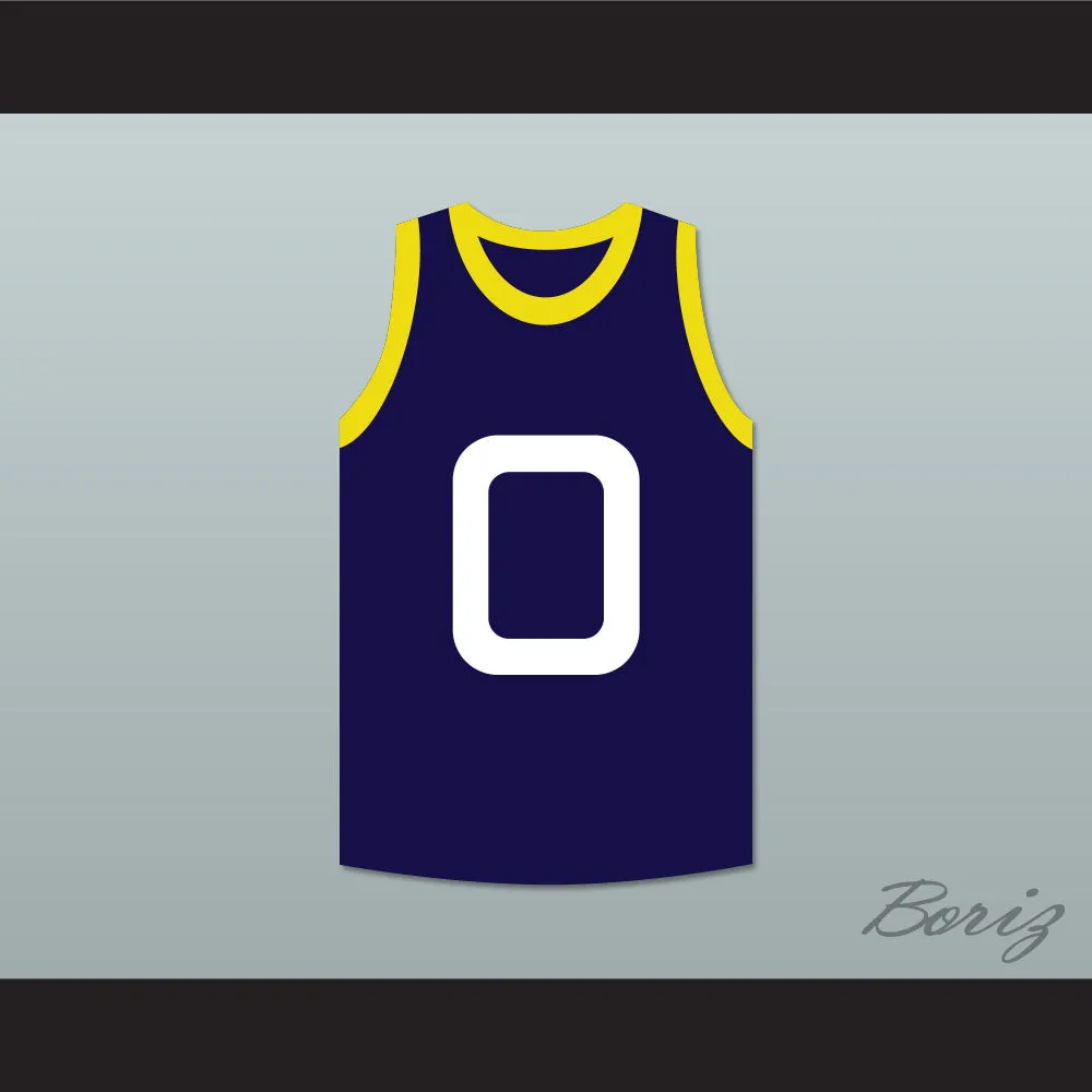 Pound 0 Monstars Dark Blue Basketball Jersey Space Jam