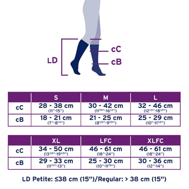 PR/1 JOBST ULTRASHEER WOMEN, KNEE HIGH, 20-30MMHG, XL, ANTHRACITE, CLOSED TOE