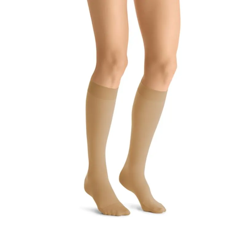 PR/1 JOBST ULTRASHEER WOMEN, KNEE HIGH, 30-40MMHG, MD, HONEY, CLOSED TOE