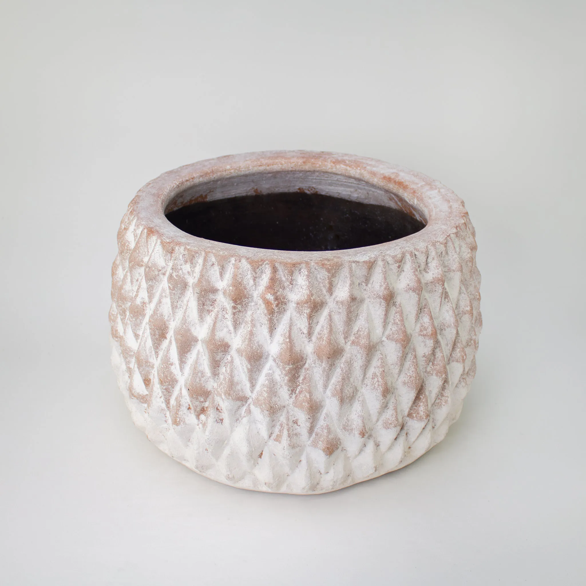 Prickly Planter, Terracotta pot with stand.