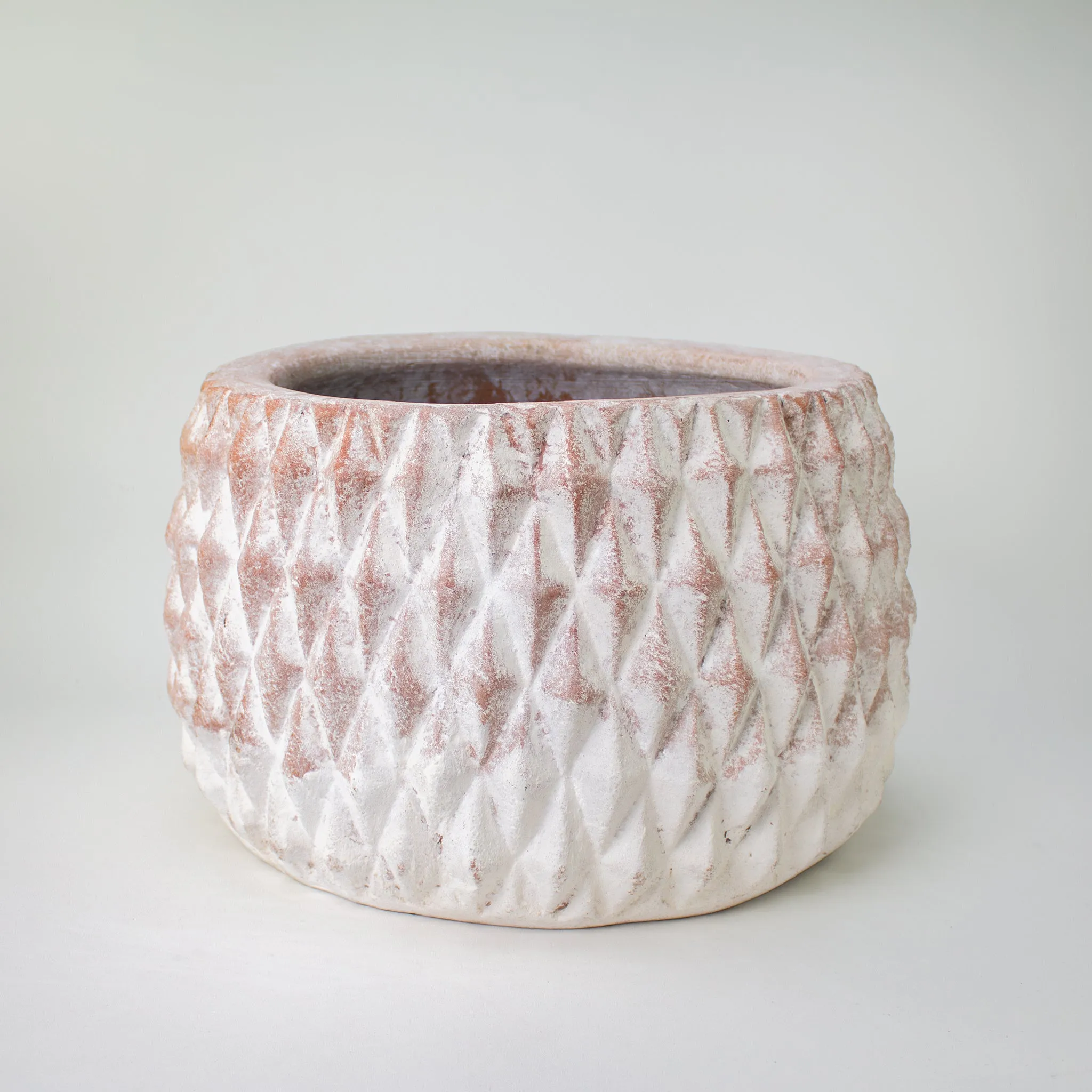Prickly Planter, Terracotta pot with stand.