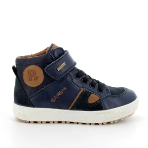Primigi 4886700 Waterproof Navy Tan High-top Trainers