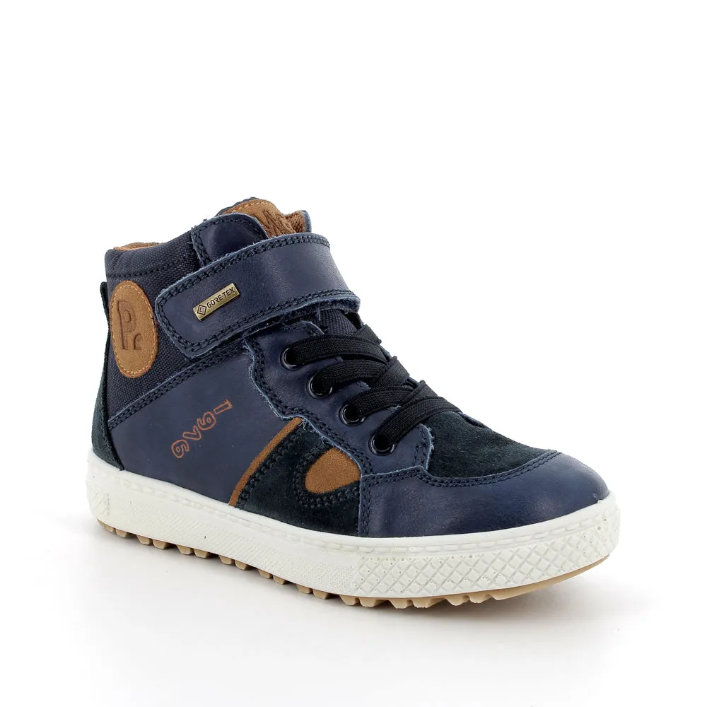 Primigi 4886700 Waterproof Navy Tan High-top Trainers
