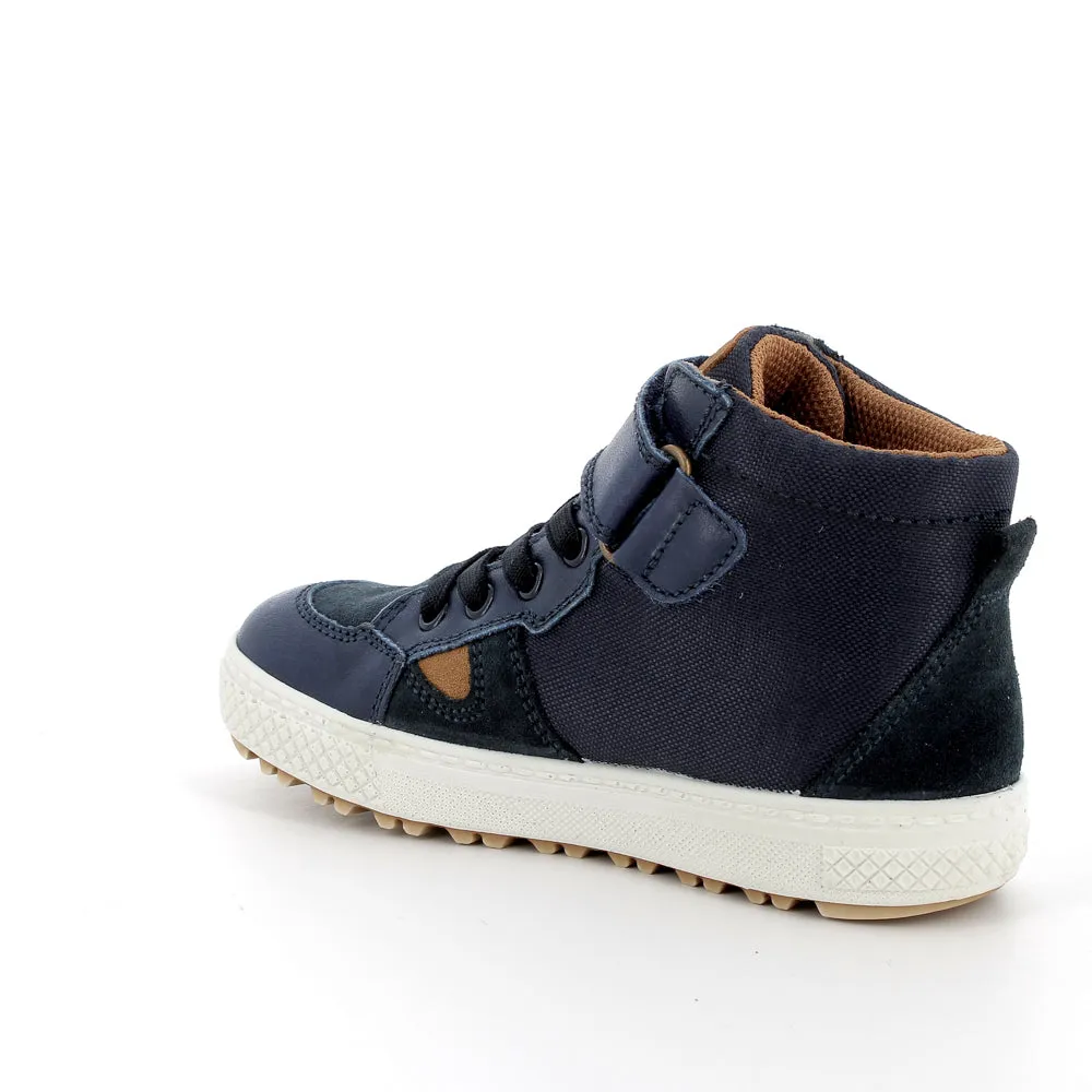 Primigi 4886700 Waterproof Navy Tan High-top Trainers