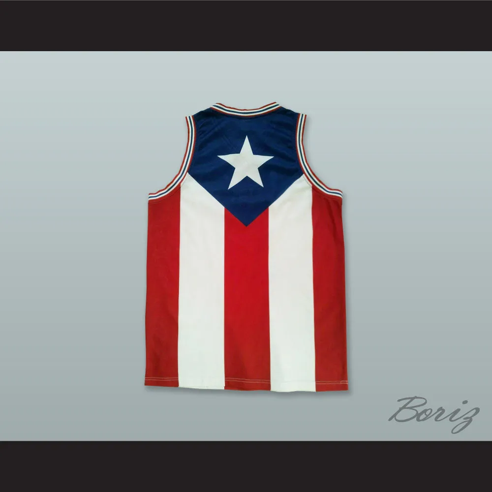Puerto Rico Flag Basketball Jersey