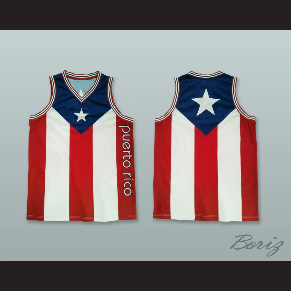 Puerto Rico Flag Basketball Jersey
