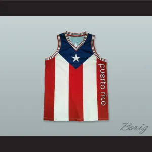 Puerto Rico Flag Basketball Jersey