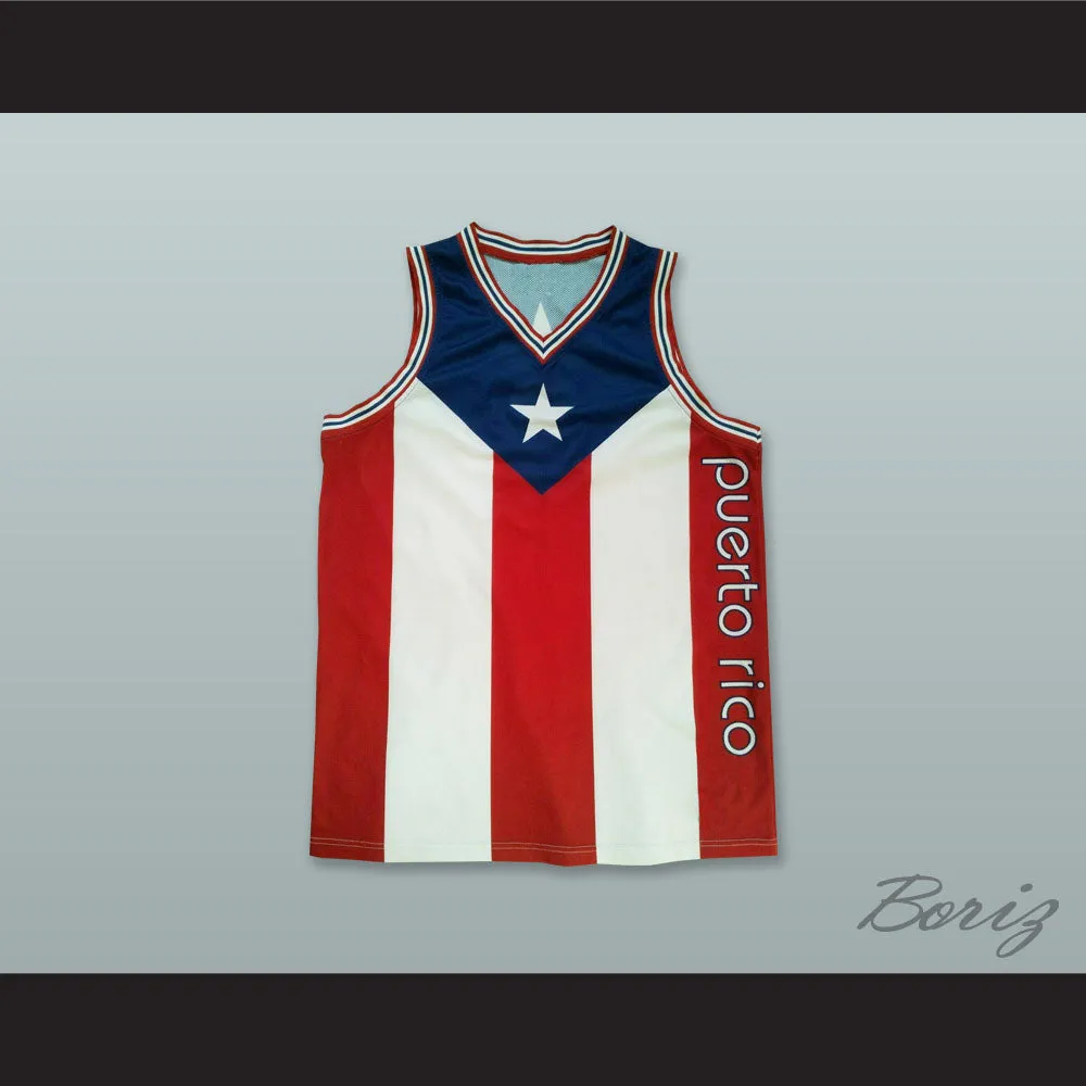 Puerto Rico Flag Basketball Jersey