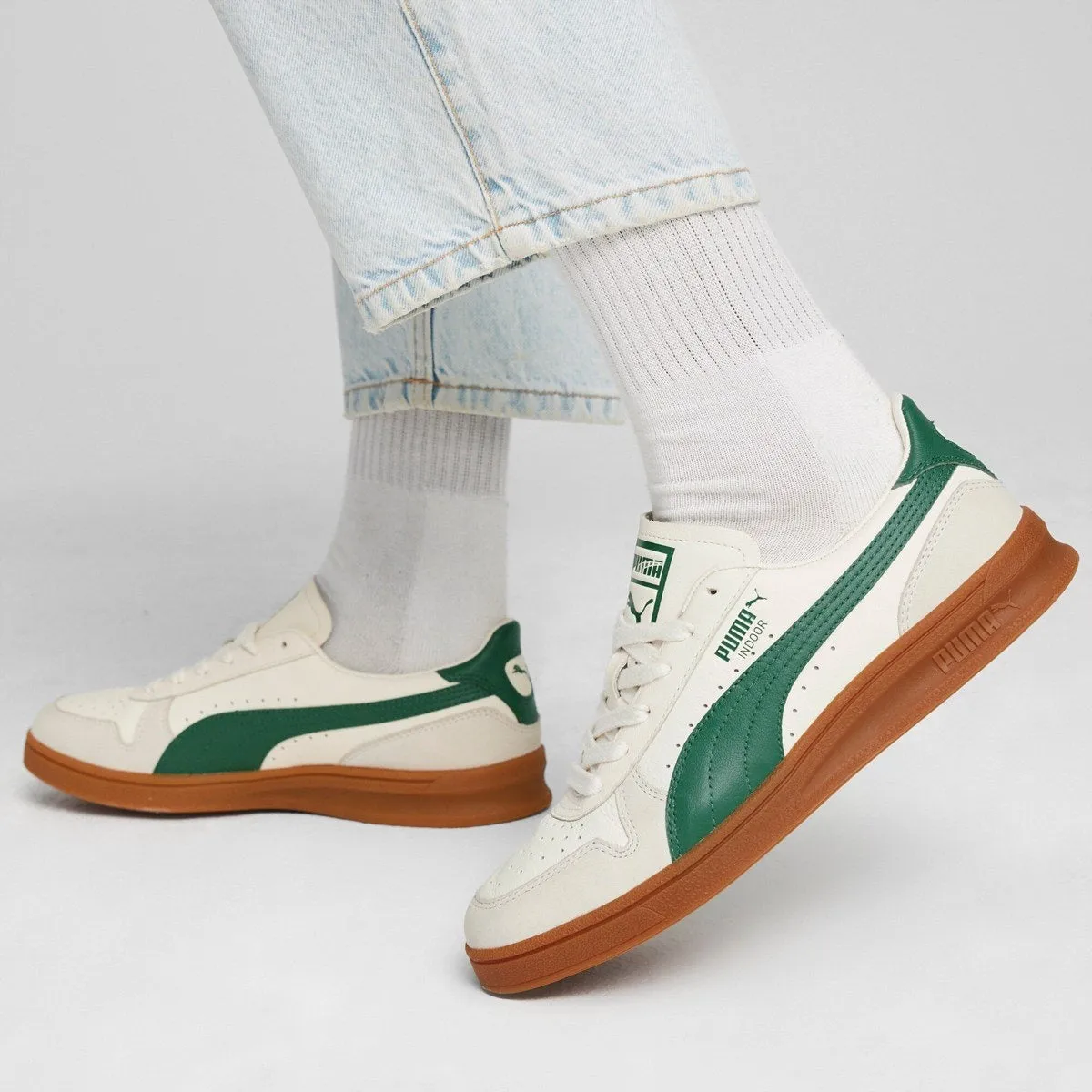 PUMA Indoor Og Sneakers 397254-01-M White&Green