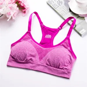 Push Up Athletic Sports Bra