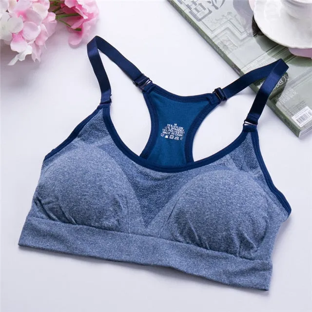 Push Up Athletic Sports Bra