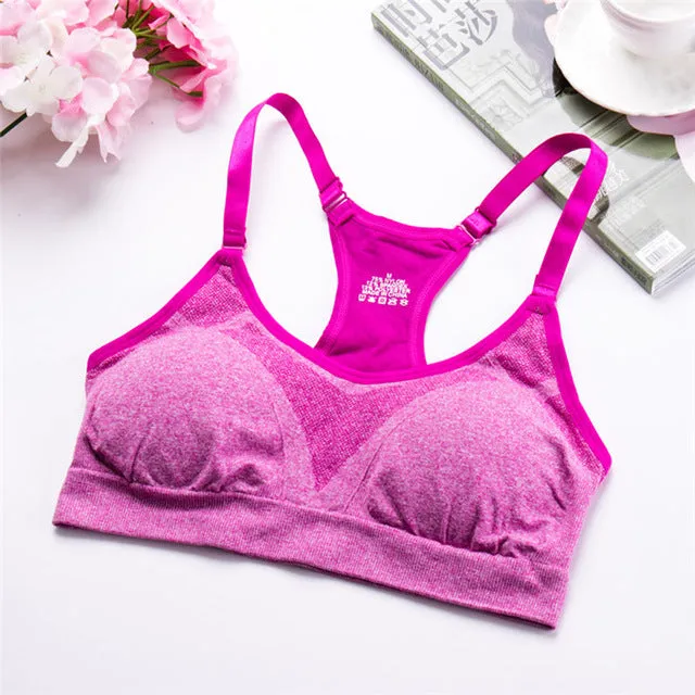 Push Up Athletic Sports Bra