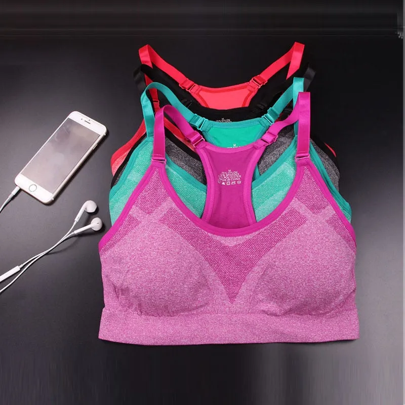 Push Up Athletic Sports Bra