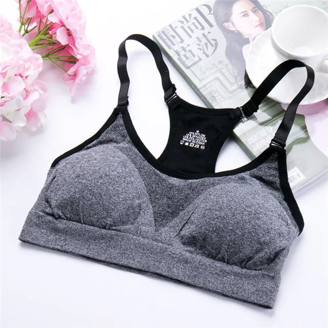 Push Up Athletic Sports Bra