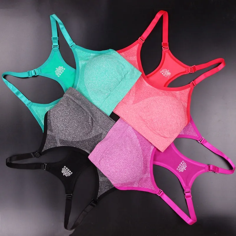Push Up Athletic Sports Bra
