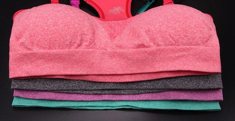 Push Up Athletic Sports Bra