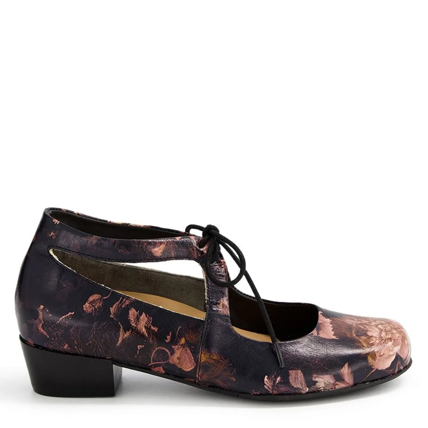 QANES XW - ANTIQUE FLORAL LEATHER FS