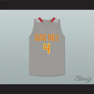 Rajon Rondo 4 Oak Hill Academy Gray Basketball Jersey