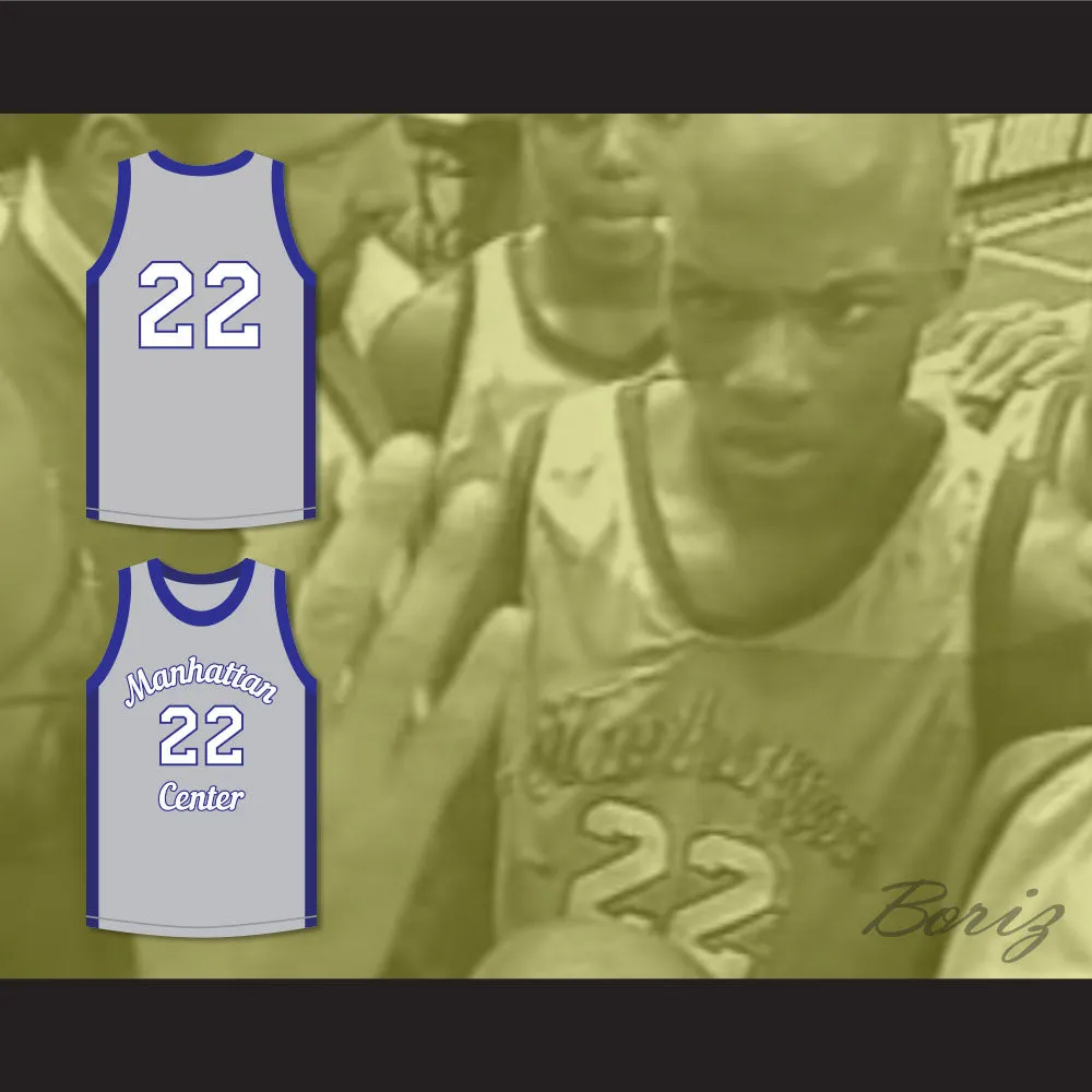 Rapper Mason 'Mase' Betha 22 Manhattan Center Rams Basketball Jersey