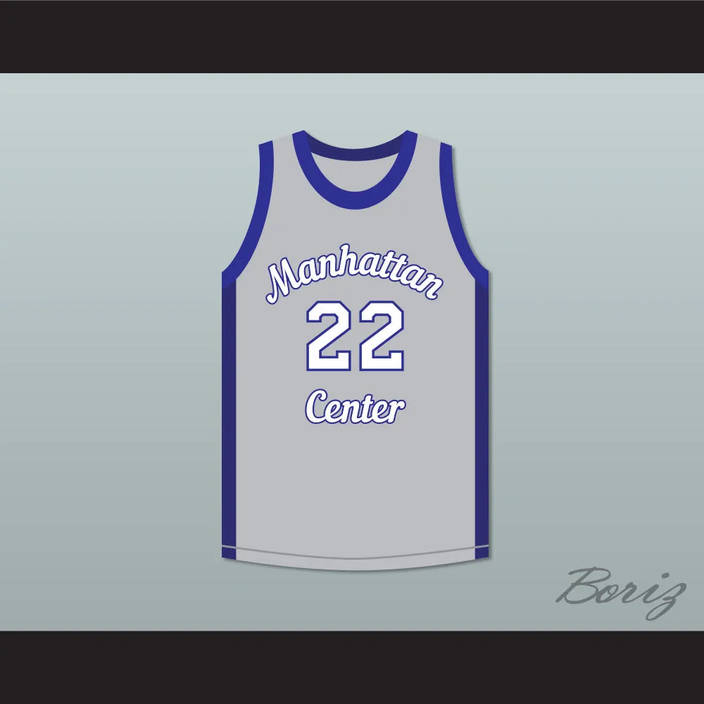 Rapper Mason 'Mase' Betha 22 Manhattan Center Rams Basketball Jersey