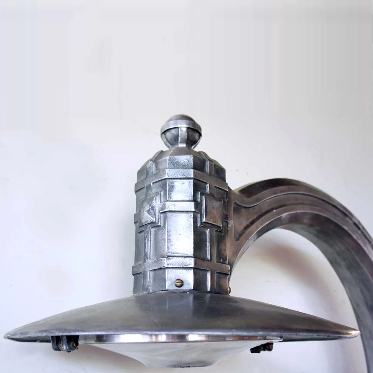 Rare American Chicago Historic Burnham Harbor Cast Aluminum Exterior Street Light