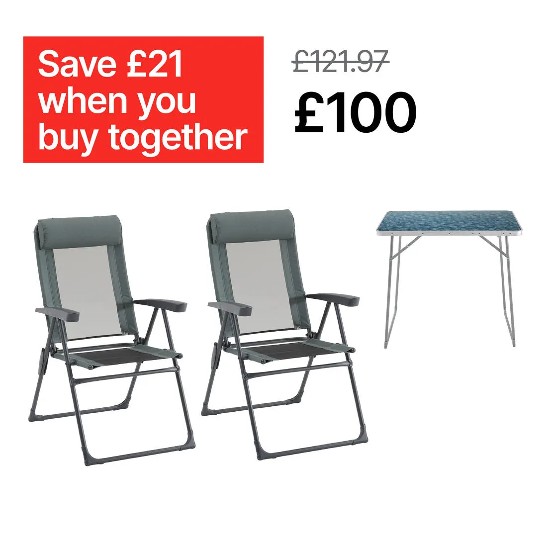 RECLINING SEAT - COMFORTABLE & FOLDING - CAMPING
