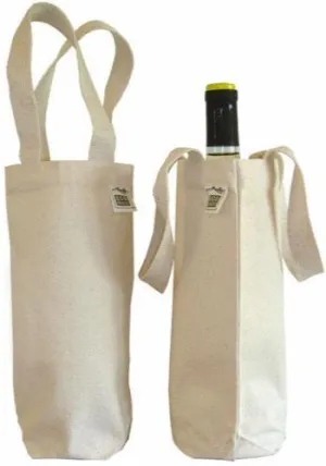 Recycled Cotton Wine Tote