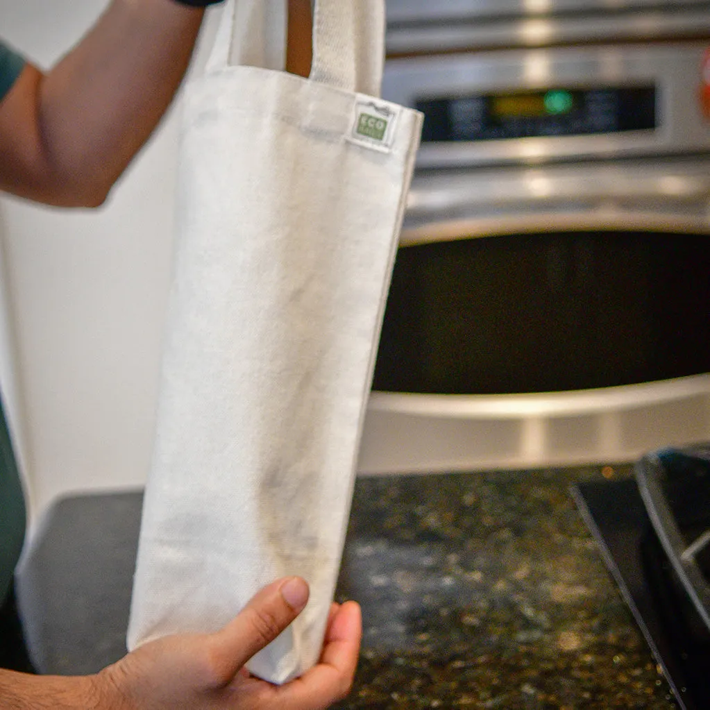 Recycled Cotton Wine Tote